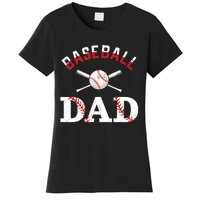 Baseball Dad Best Gift Idea For Fathers Tee Fathers Day Women's T-Shirt