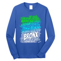 Boogie Down Bronx New York City Pride Map Area Like A Zoo Gift Long Sleeve Shirt