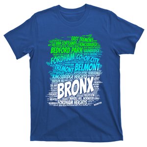 Boogie Down Bronx New York City Pride Map Area Like A Zoo Gift T-Shirt