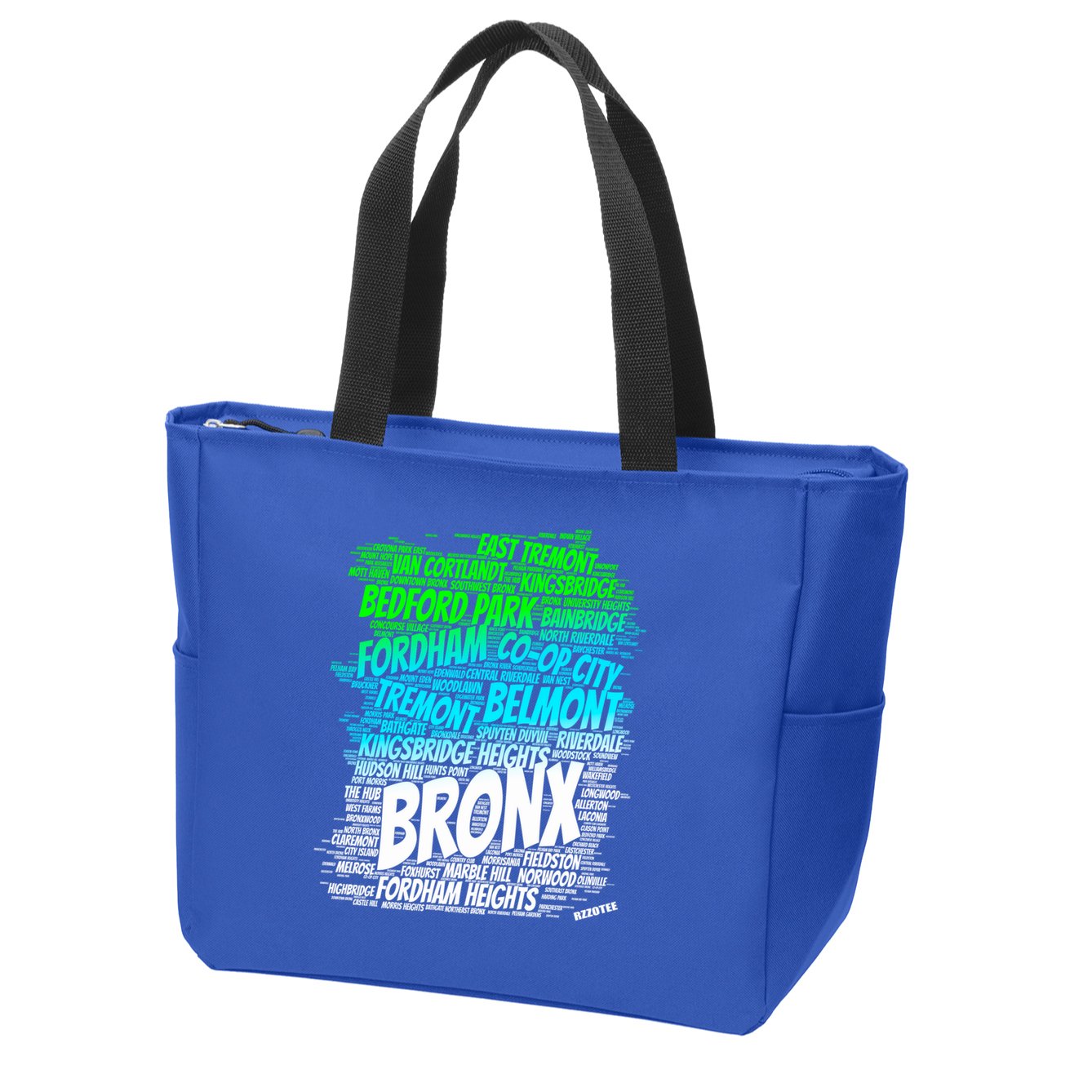 Boogie Down Bronx New York City Pride Map Area Like A Zoo Gift Zip Tote Bag