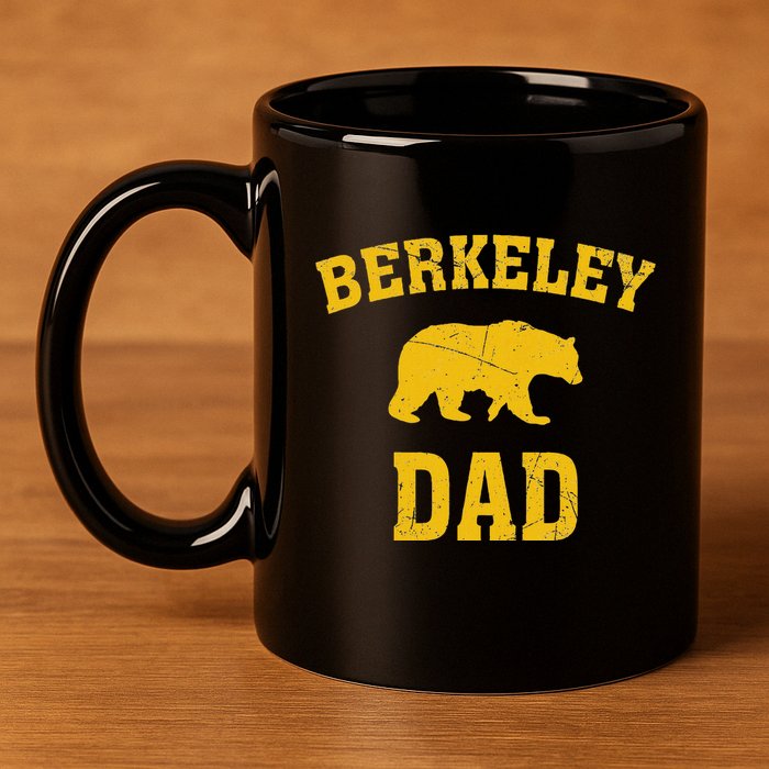 Berkeley Dad Bear Graphic FatherS Day 11oz C Handle Ceramic Mug