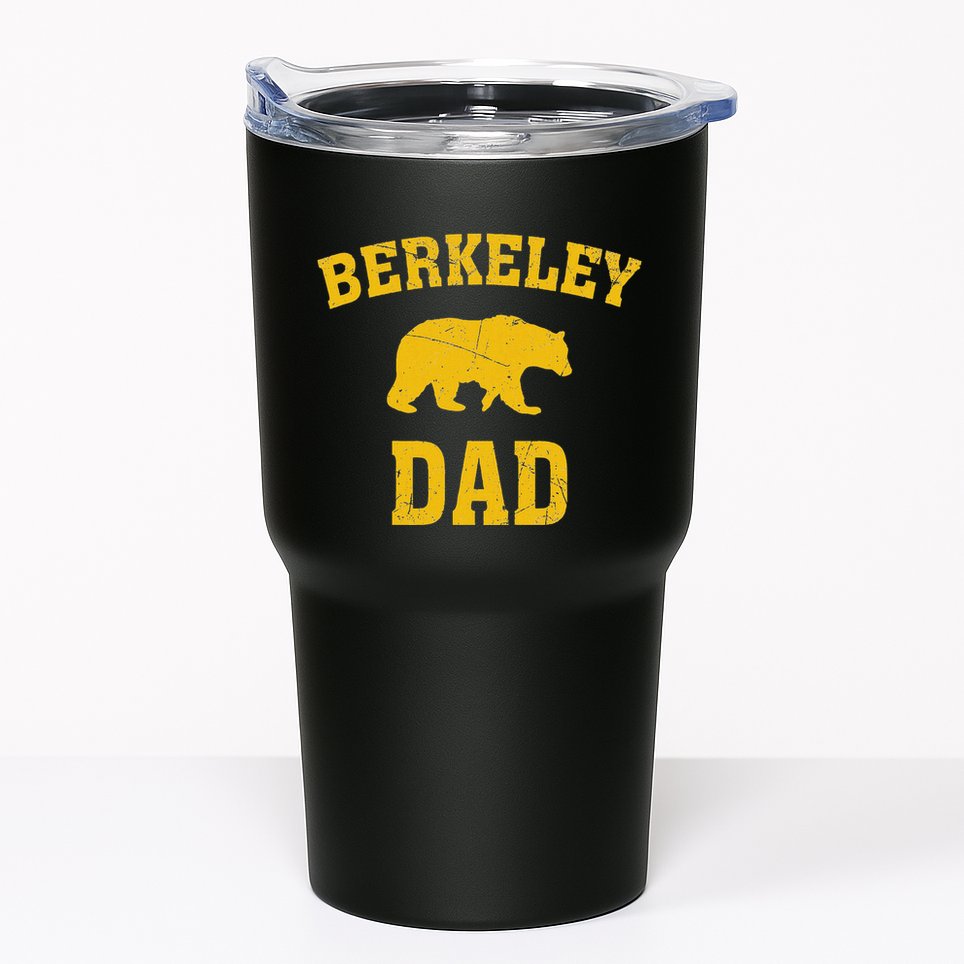 Berkeley Dad Bear Graphic FatherS Day Tumbler