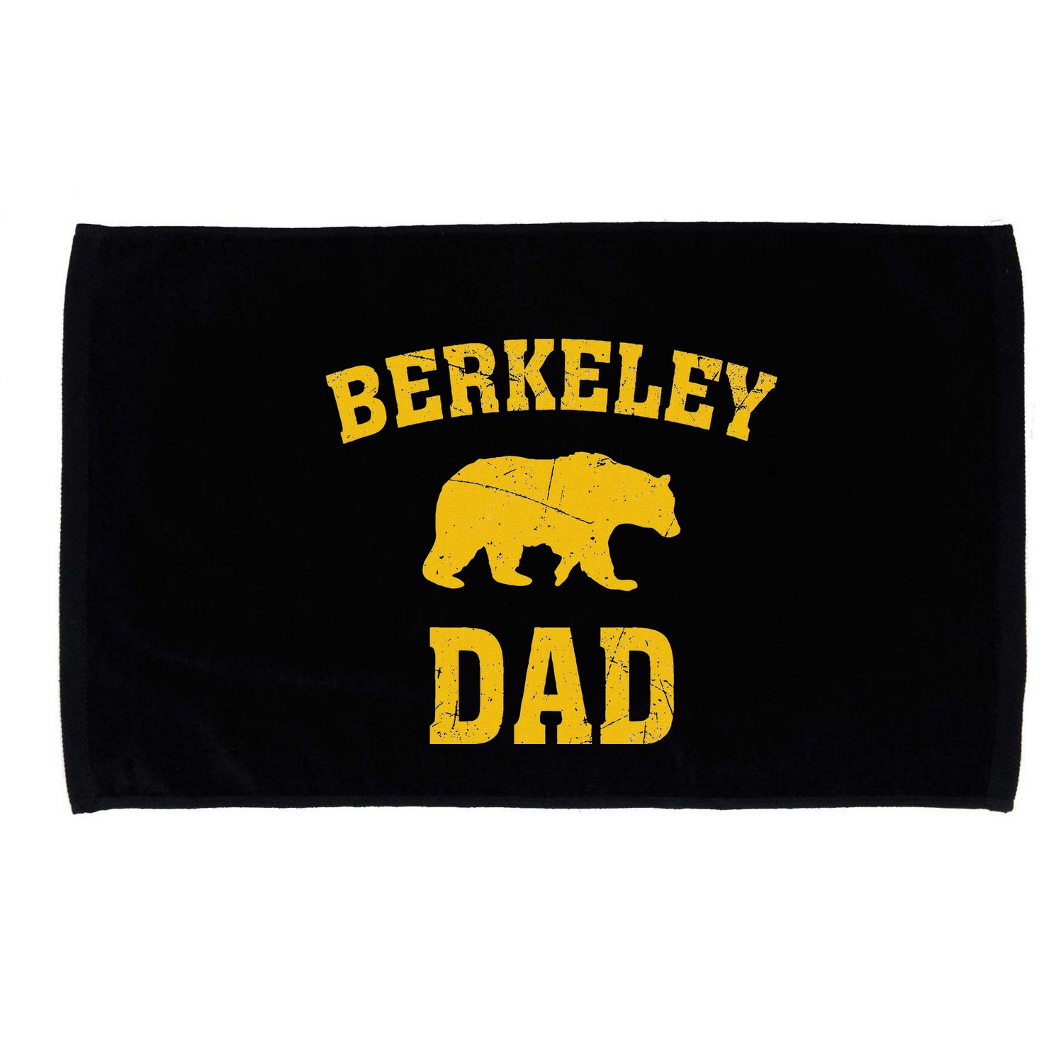 Berkeley Dad Bear Graphic FatherS Day Microfiber Hand Towel