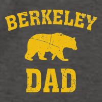 Berkeley Dad Bear Graphic FatherS Day Vector Backpack
