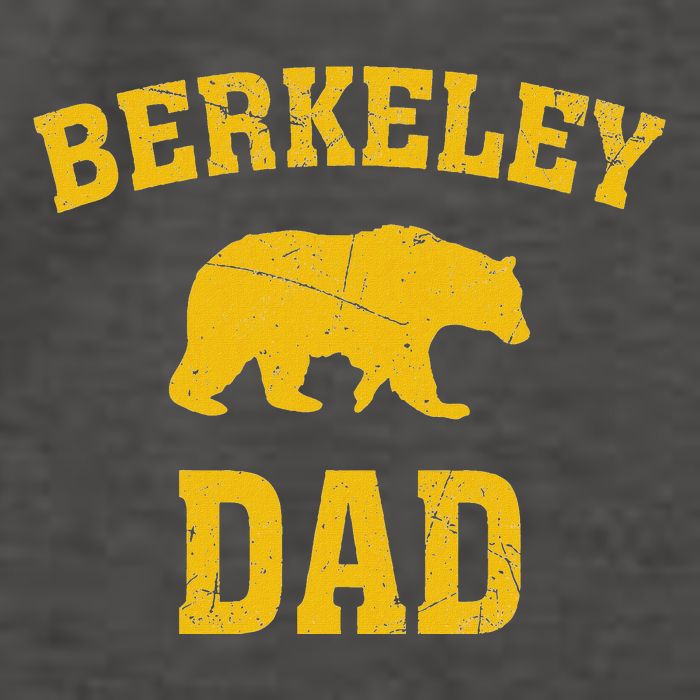 Berkeley Dad Bear Graphic FatherS Day Vector Backpack