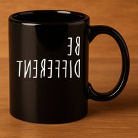 Be Different 11oz C Handle Ceramic Mug