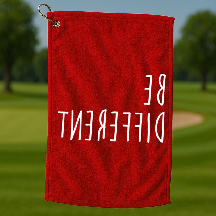 Be Different Golf Towel