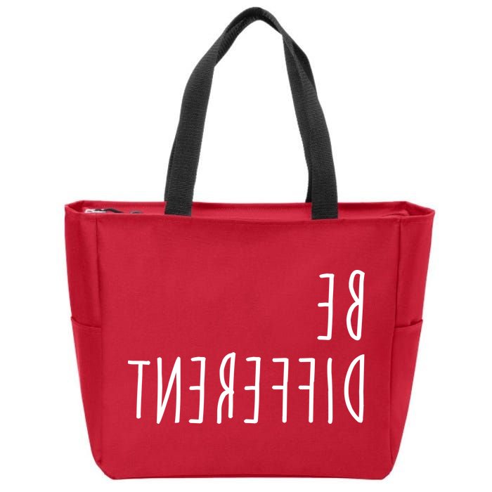 Be Different Zip Tote Bag