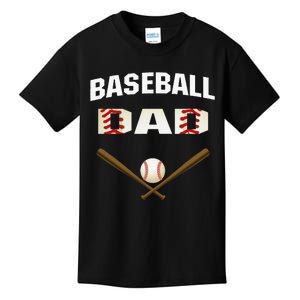 Baseball Dad Best gift idea for fathers tee Kids T-Shirt