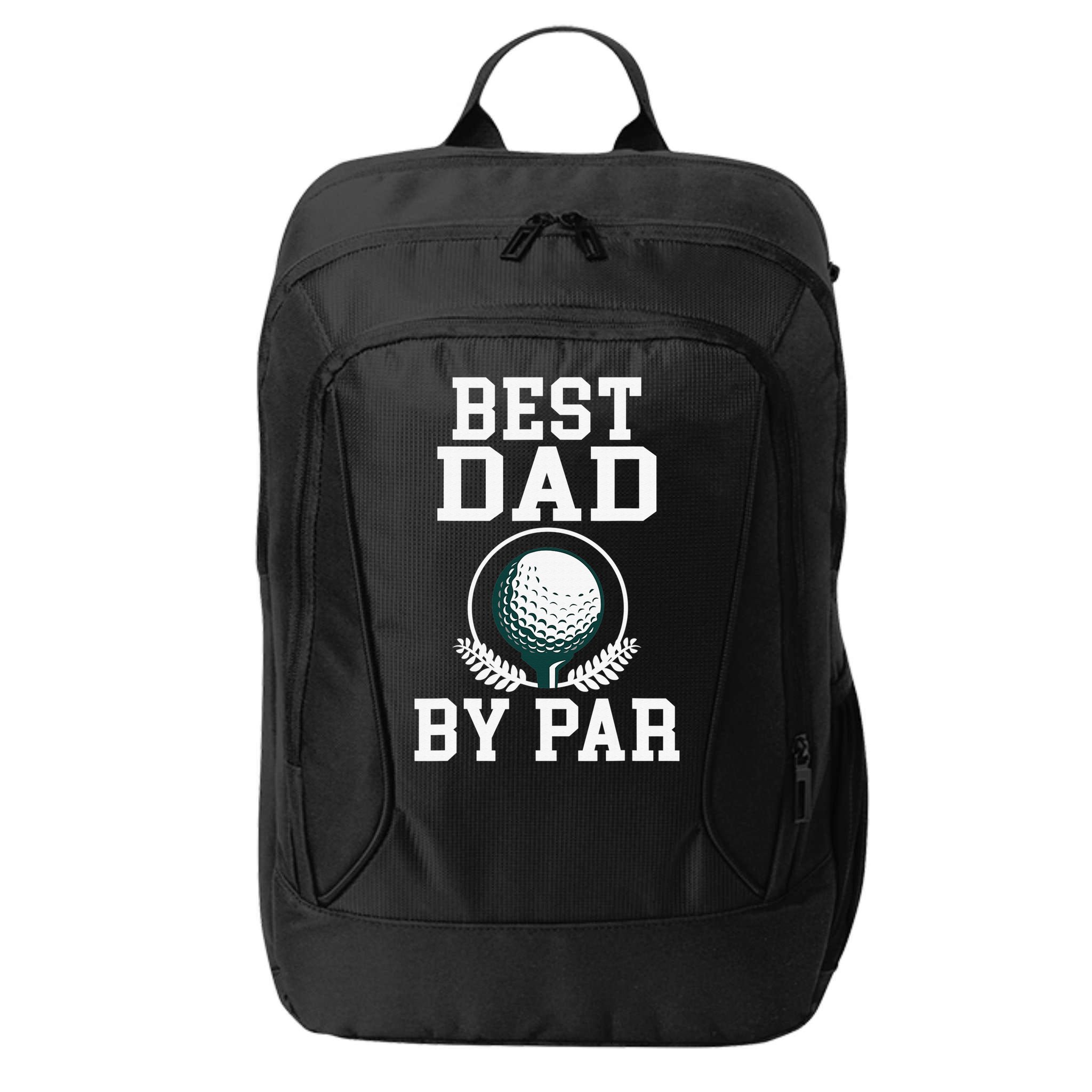 Best Dad by Par Golf Daddy Golfing Father City Backpack