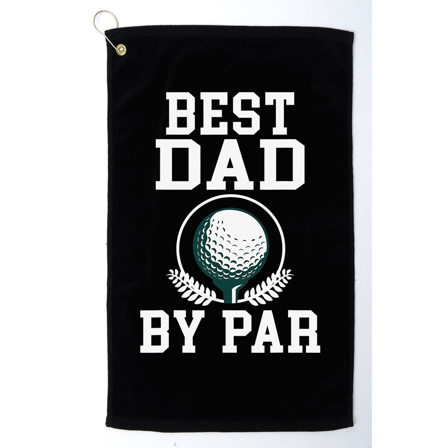 Best Dad by Par Golf Daddy Golfing Father Golf Towel
