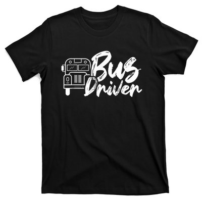 Bus Driver Buses Operator Busman Driving T-Shirt