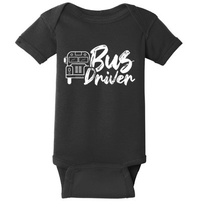 Bus Driver Buses Operator Busman Driving Baby Bodysuit