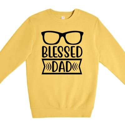 Blessed Dad Premium Crewneck Sweatshirt