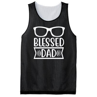 Blessed Dad Mesh Reversible Basketball Jersey Tank