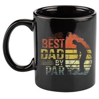 Best Dad By Par Retro Father's Day Golf Lover 11oz C Handle Ceramic Mug