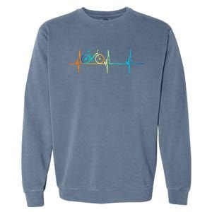 bicycle driving bicyclist cyclist bike rider Garment-Dyed Sweatshirt