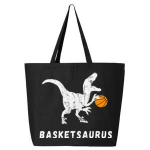 Basketball Dinosaur Baller T Rex Dino Playing Basketball 25L Jumbo Tote