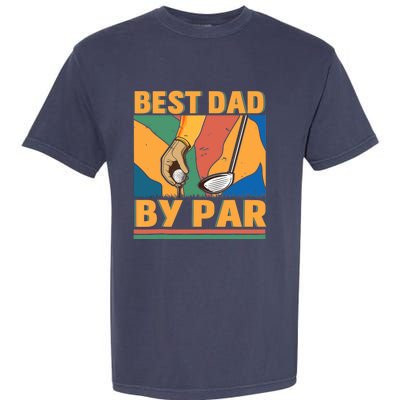 Best Dad By Par Father´s Day Golf Garment-Dyed Heavyweight T-Shirt