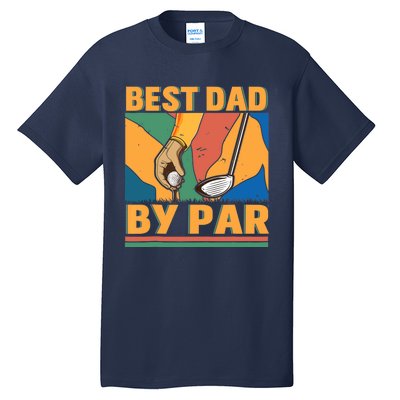 Best Dad By Par Father´s Day Golf Tall T-Shirt