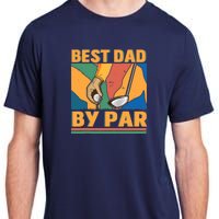 Best Dad By Par Father´s Day Golf Adult ChromaSoft Performance T-Shirt