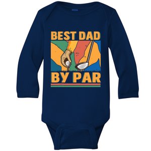 Best Dad By Par Father´s Day Golf Baby Long Sleeve Bodysuit