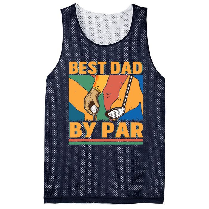 Best Dad By Par Father´s Day Golf Mesh Reversible Basketball Jersey Tank