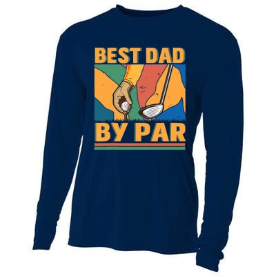 Best Dad By Par Father´s Day Golf Cooling Performance Long Sleeve Crew