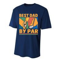 Best Dad By Par Father´s Day Golf Performance Sprint T-Shirt