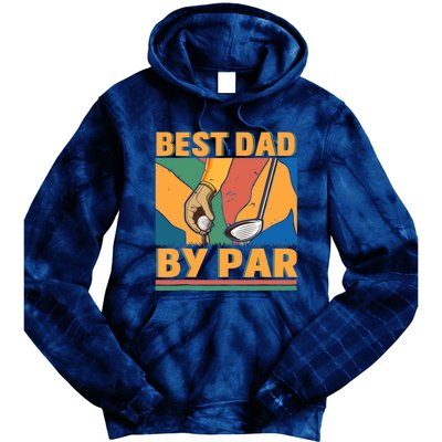 Best Dad By Par Father´s Day Golf Tie Dye Hoodie