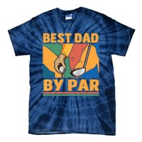 Best Dad By Par Father´s Day Golf Tie-Dye T-Shirt