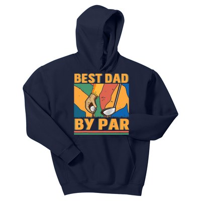 Best Dad By Par Father´s Day Golf Kids Hoodie