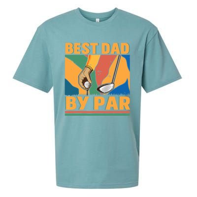 Best Dad By Par Father´s Day Golf Sueded Cloud Jersey T-Shirt