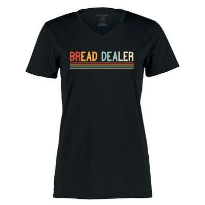 Bread Dealer Baker Bread Making Women's Momentum V-Neck T-Shirt