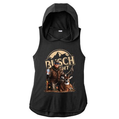 Beer Drinking Beer Hunting Ladies PosiCharge Tri-Blend Wicking Draft Hoodie Tank