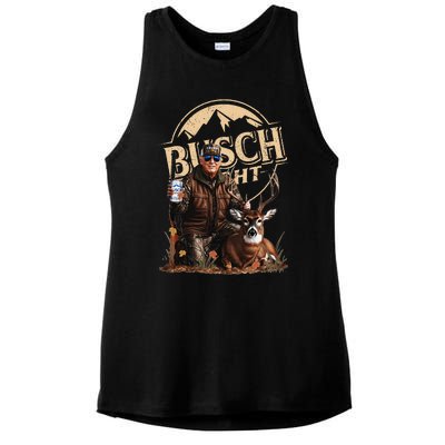 Beer Drinking Beer Hunting Ladies PosiCharge Tri-Blend Wicking Tank