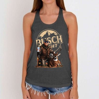 Beer Drinking Beer Hunting Women's Knotted Racerback Tank