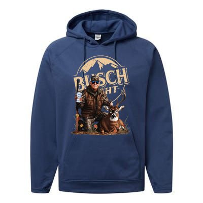 Beer Drinking Beer Hunting Performance Fleece Hoodie