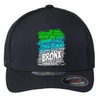 Boogie Down Bronx New York City Pride Map Area Like A Zoo Funny Gift Flexfit Unipanel Trucker Cap
