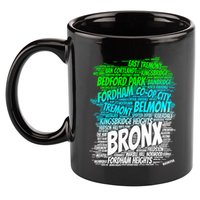 Boogie Down Bronx New York City Pride Map Area Like A Zoo Funny Gift 11oz C Handle Ceramic Mug
