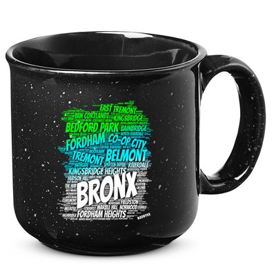 Boogie Down Bronx New York City Pride Map Area Like A Zoo Funny Gift 15oz Campfire Ceramic Mug