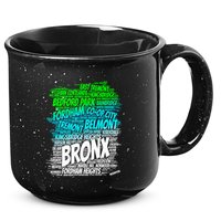 Boogie Down Bronx New York City Pride Map Area Like A Zoo Funny Gift 15oz Campfire Ceramic Mug