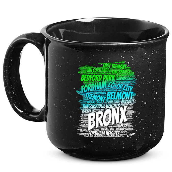 Boogie Down Bronx New York City Pride Map Area Like A Zoo Funny Gift 15oz Campfire Ceramic Mug