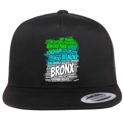 Boogie Down Bronx New York City Pride Map Area Like A Zoo Funny Gift Flatbill Hat
