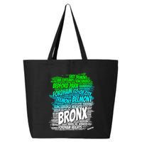 Boogie Down Bronx New York City Pride Map Area Like A Zoo Funny Gift 25L Jumbo Tote