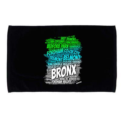 Boogie Down Bronx New York City Pride Map Area Like A Zoo Funny Gift Microfiber Hand Towel