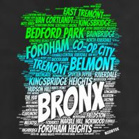 Boogie Down Bronx New York City Pride Map Area Like A Zoo Funny Gift Microfiber Hand Towel
