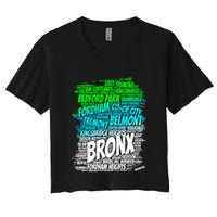 Boogie Down Bronx New York City Pride Map Area Like A Zoo Funny Gift Crop Top