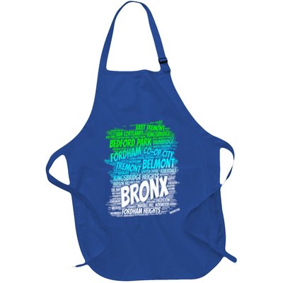 Boogie Down Bronx New York City Pride Map Area Like A Zoo Funny Gift Apron