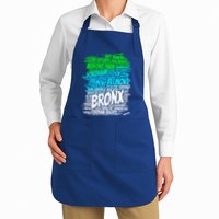 Boogie Down Bronx New York City Pride Map Area Like A Zoo Funny Gift Apron